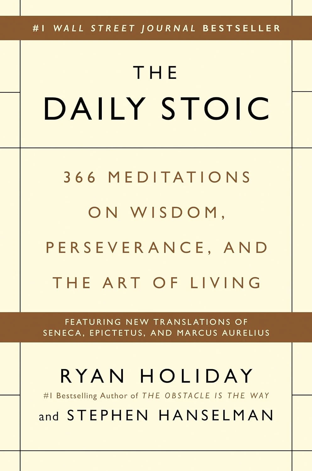 the daily stoic book cover